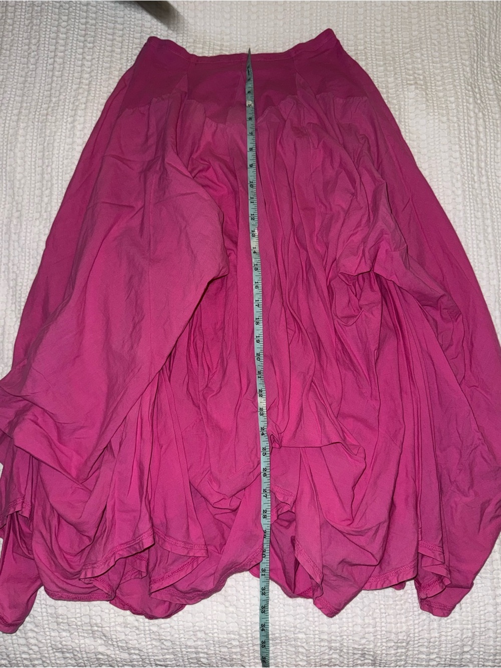 Luna Luz pink gypsy ruffle Skirt size M medium - rare! - Picture 6 of 7